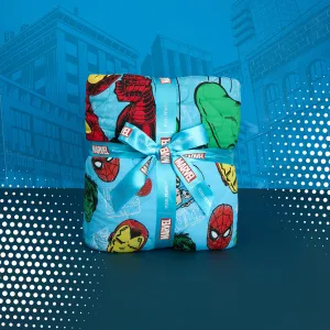 Marvel Heroes Assemble & Marvel Hero Reversible Quilted Patoo Blanket