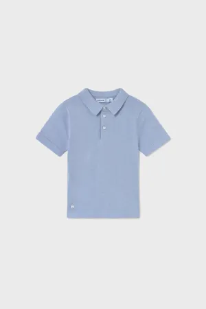 mini boy knit polo