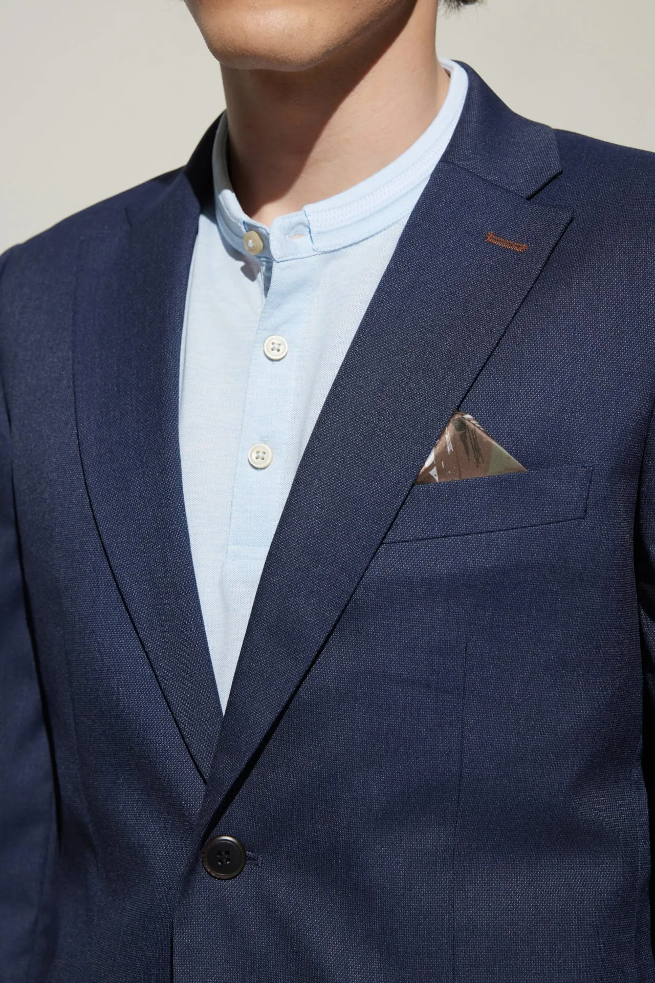 Multi-Way Stretch Smart Fit Texture Suit Blazer