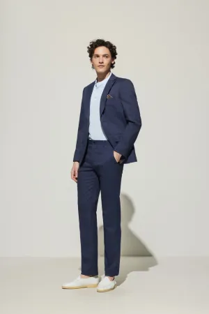 Multi-Way Stretch Smart Fit Texture Suit Blazer