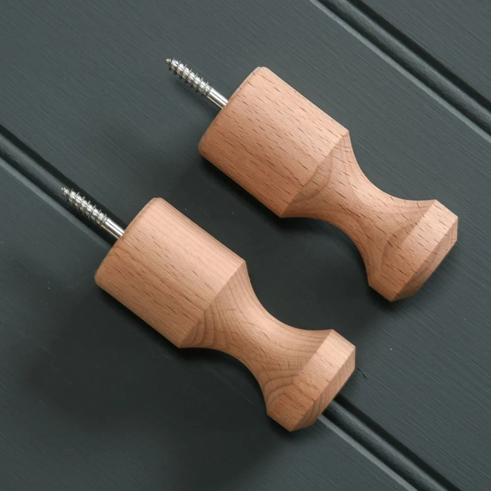 Pair of Beech Hang-It Pegs