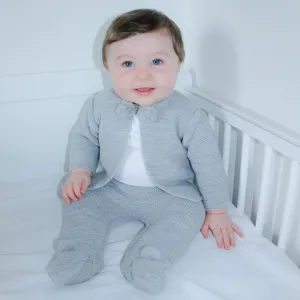 Pom Pom Grey Knitted 2 Piece Set