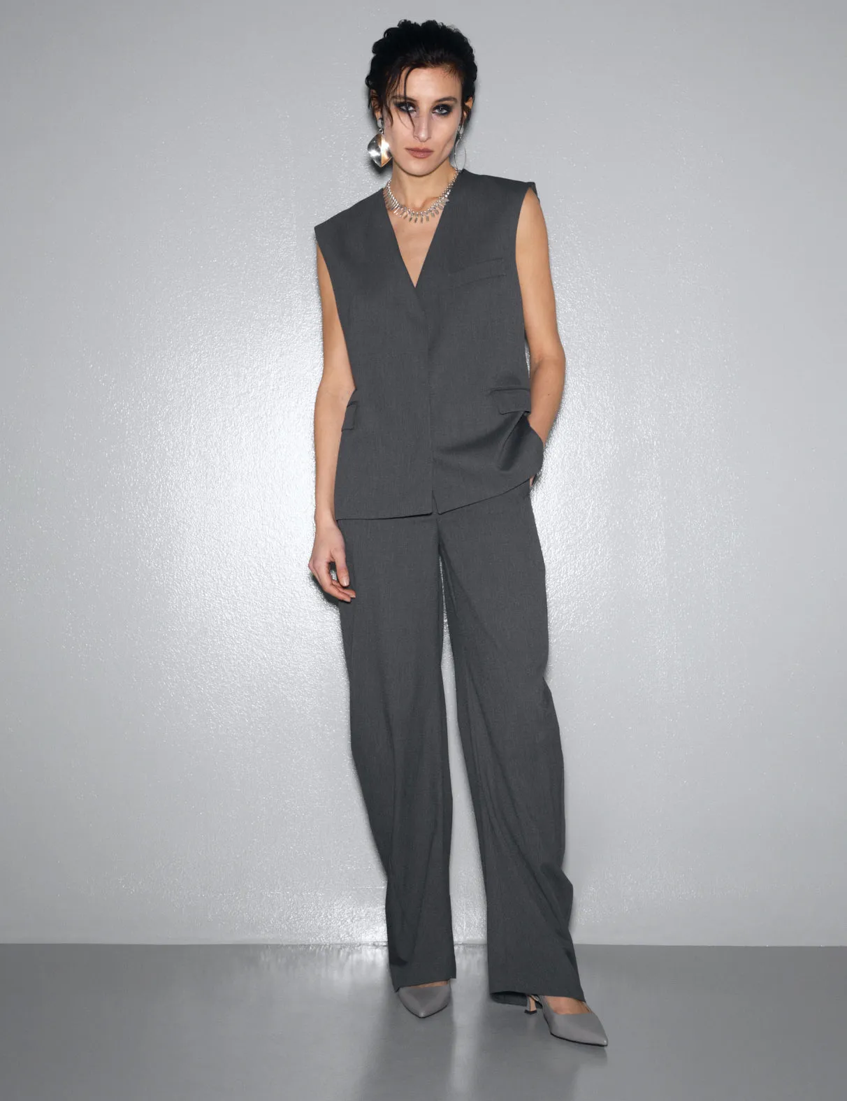 REMAIN Birger Christensen - Boxy Waistcoat