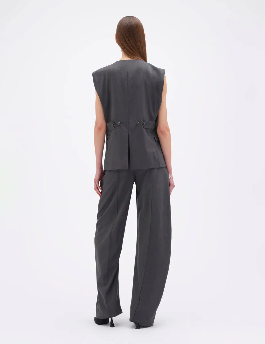 REMAIN Birger Christensen - Boxy Waistcoat