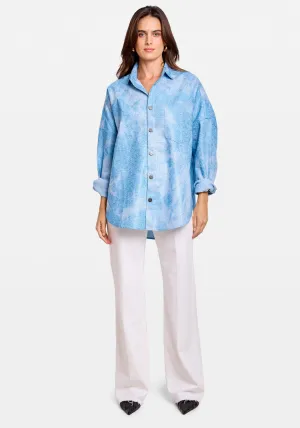 SAWYER SHIRT BLUE SEQUINS