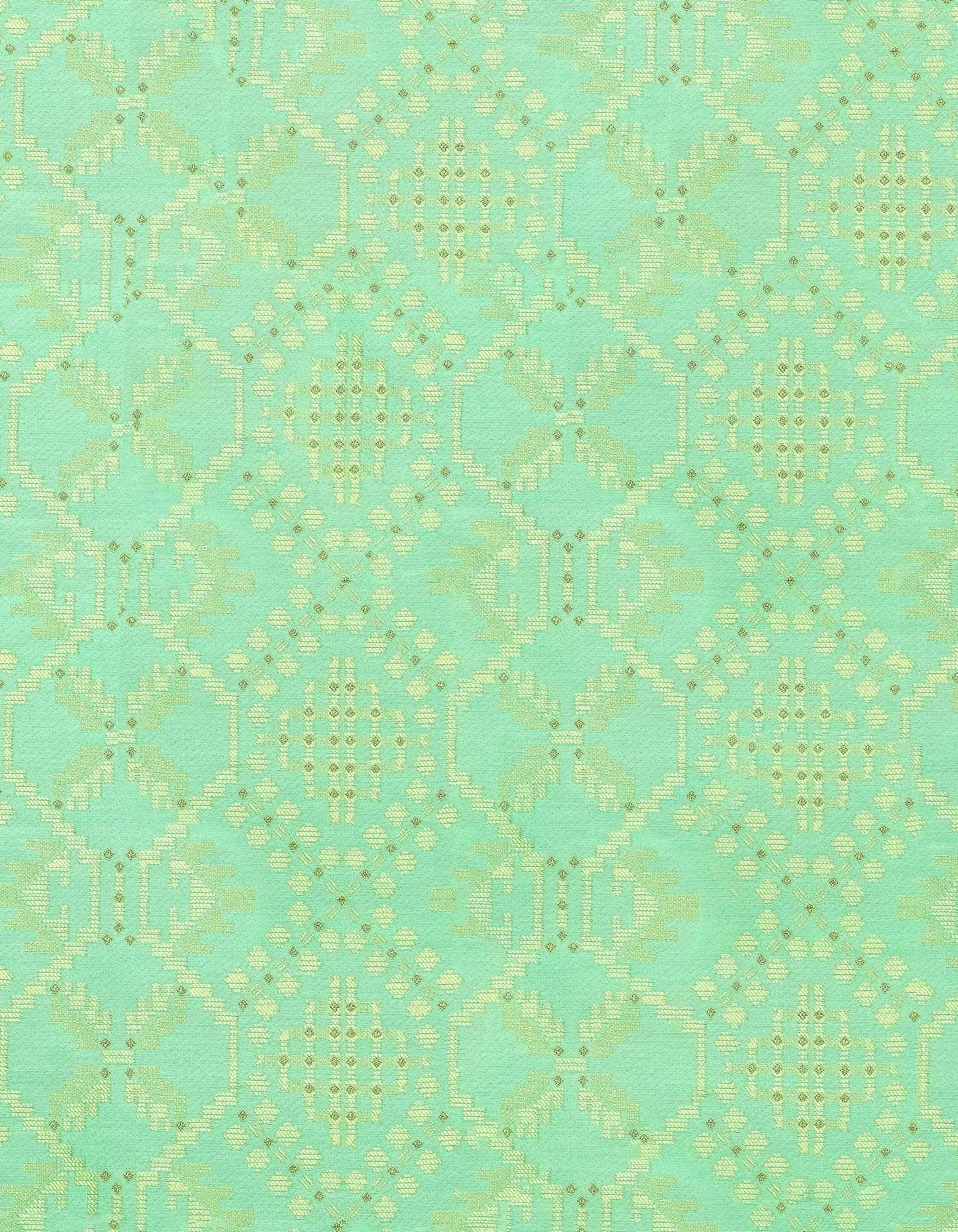 Sea Green Men's Party Jacquard Suit Jacket Slim Fit Blazer