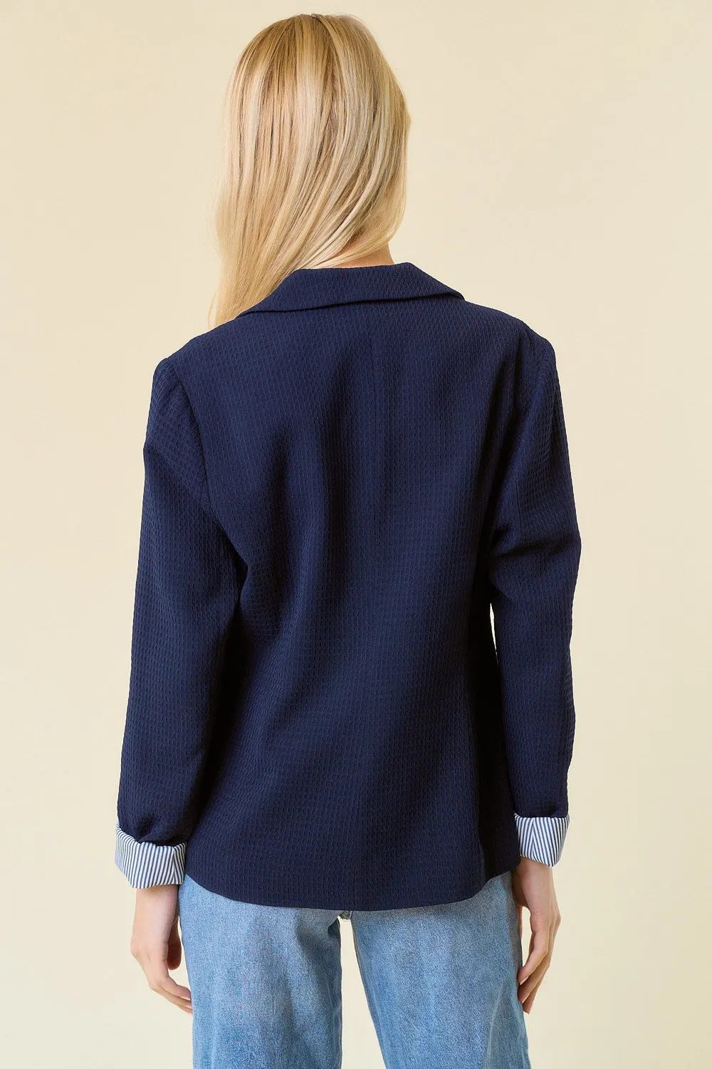 Stripe Lined Blazer