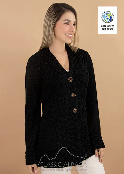 Tessa Alpaca Cardigan