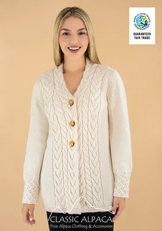 Tessa Alpaca Cardigan