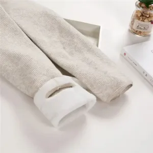 Thick Velvet Stretch Leggings