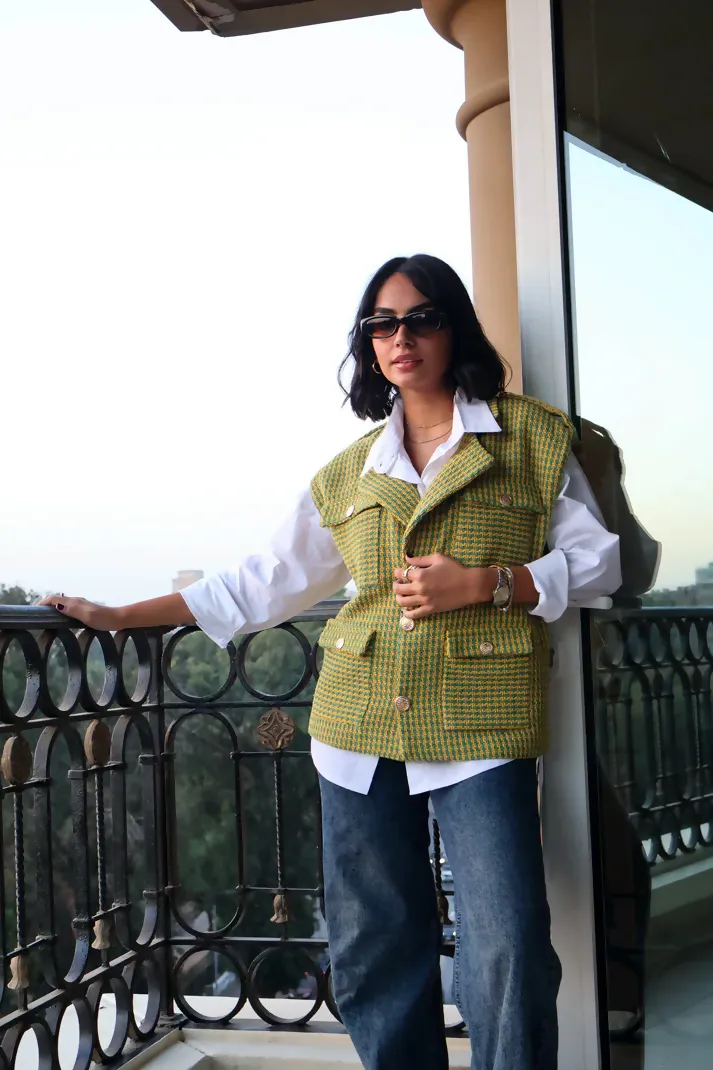 Tweed Wool Vest