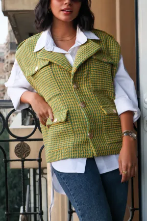 Tweed Wool Vest