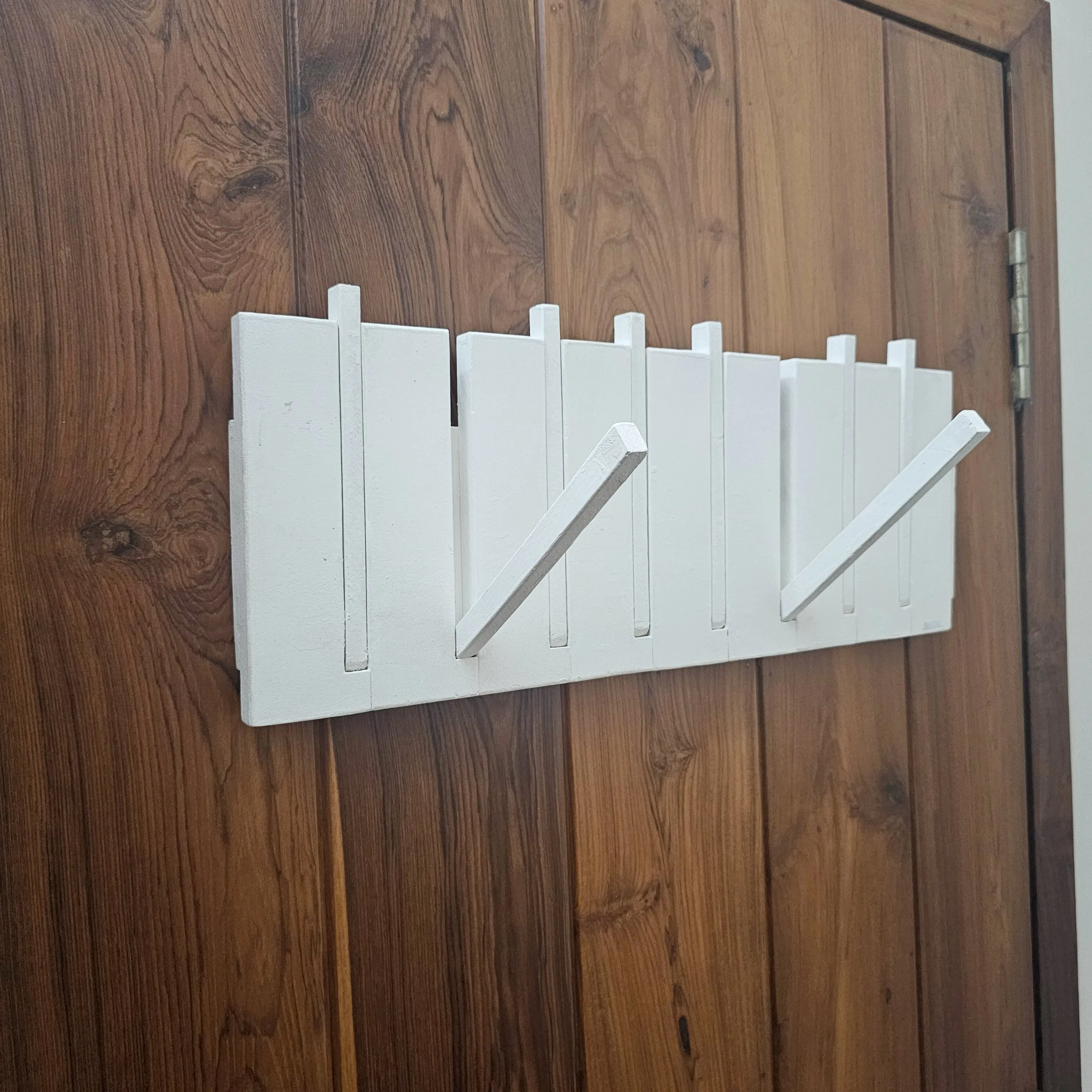 Wall Mounted Coat Rack - Wooden Rack  for Bedroom & Living Room- Large and Versatile