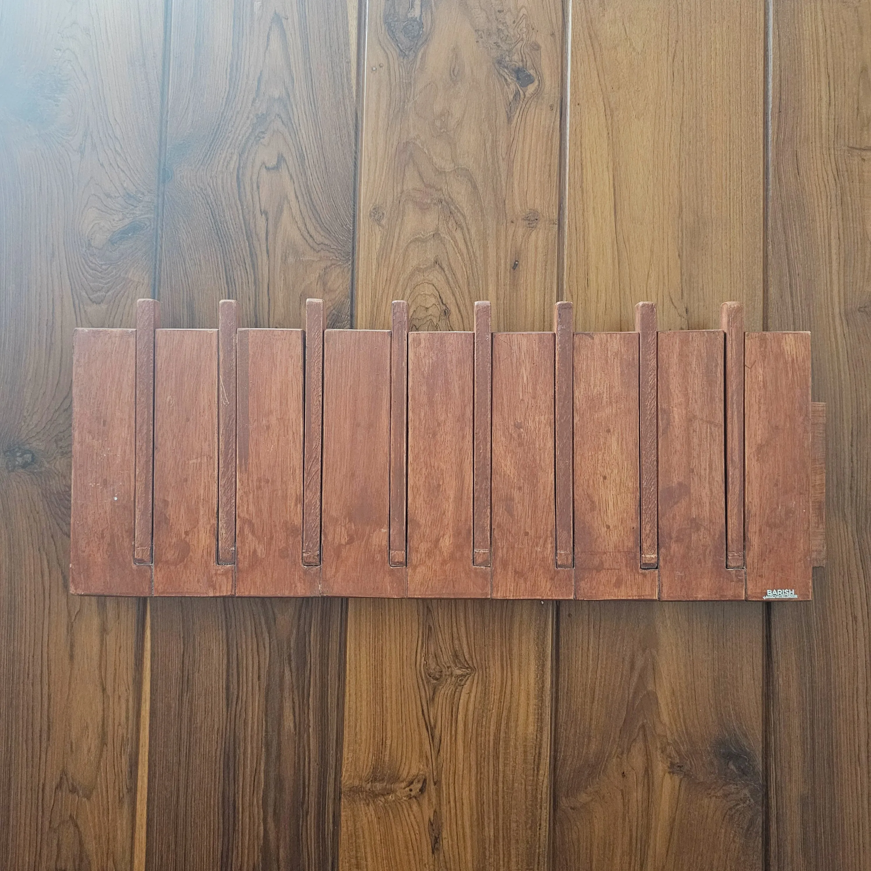 Wall Mounted Coat Rack - Wooden Rack  for Bedroom & Living Room- Large and Versatile