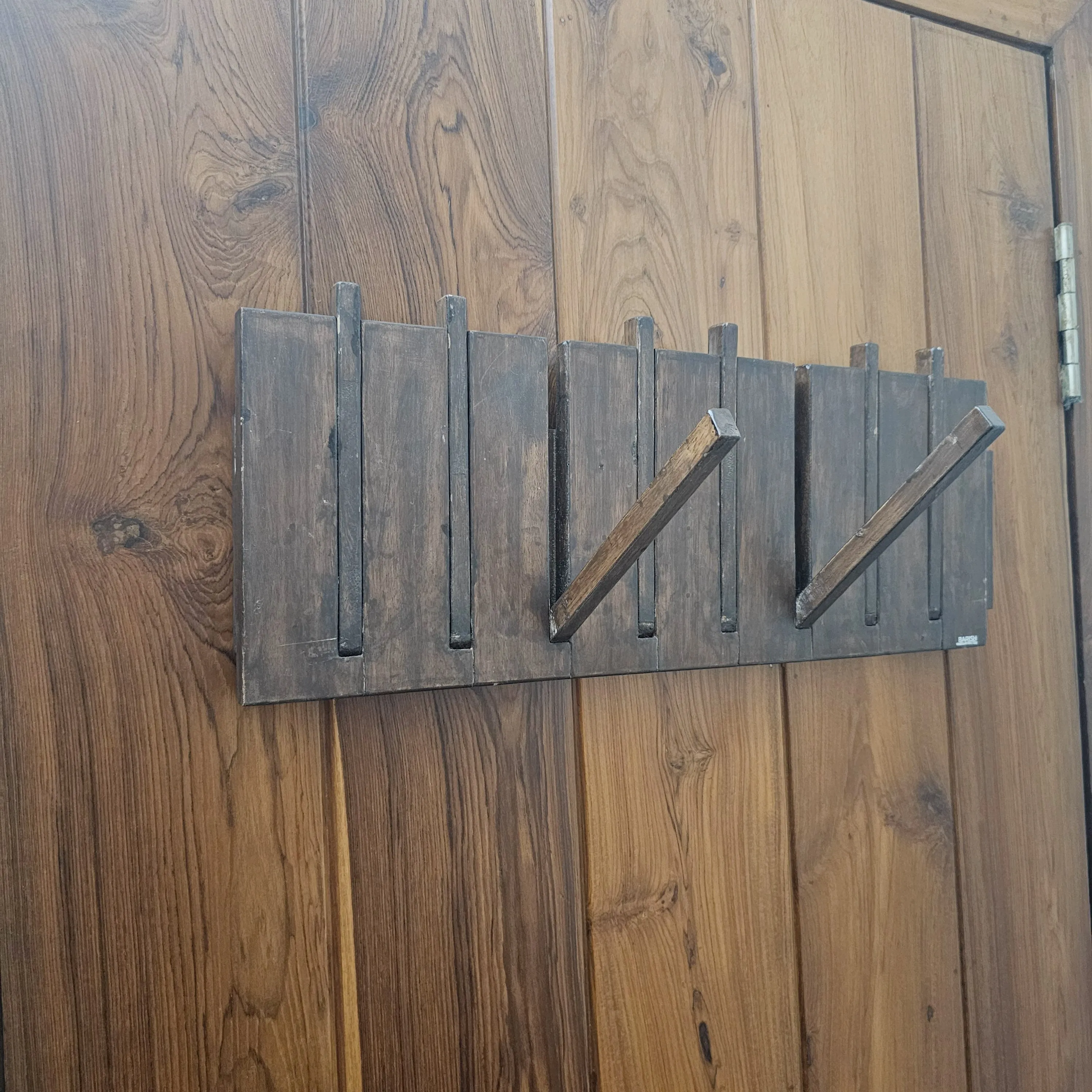 Wall Mounted Coat Rack - Wooden Rack  for Bedroom & Living Room- Large and Versatile