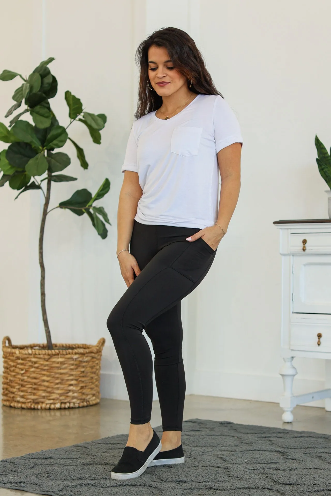 Women's Athleisure Leggings - Black by Michelle Mae