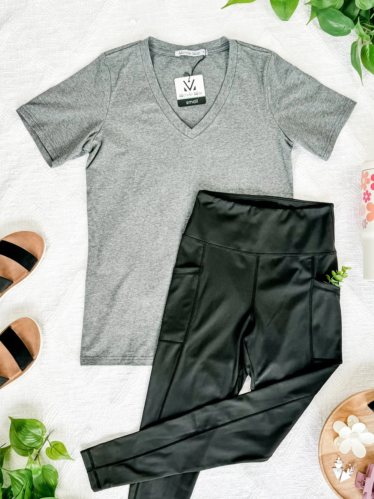 Women's Athleisure Leggings - Black by Michelle Mae