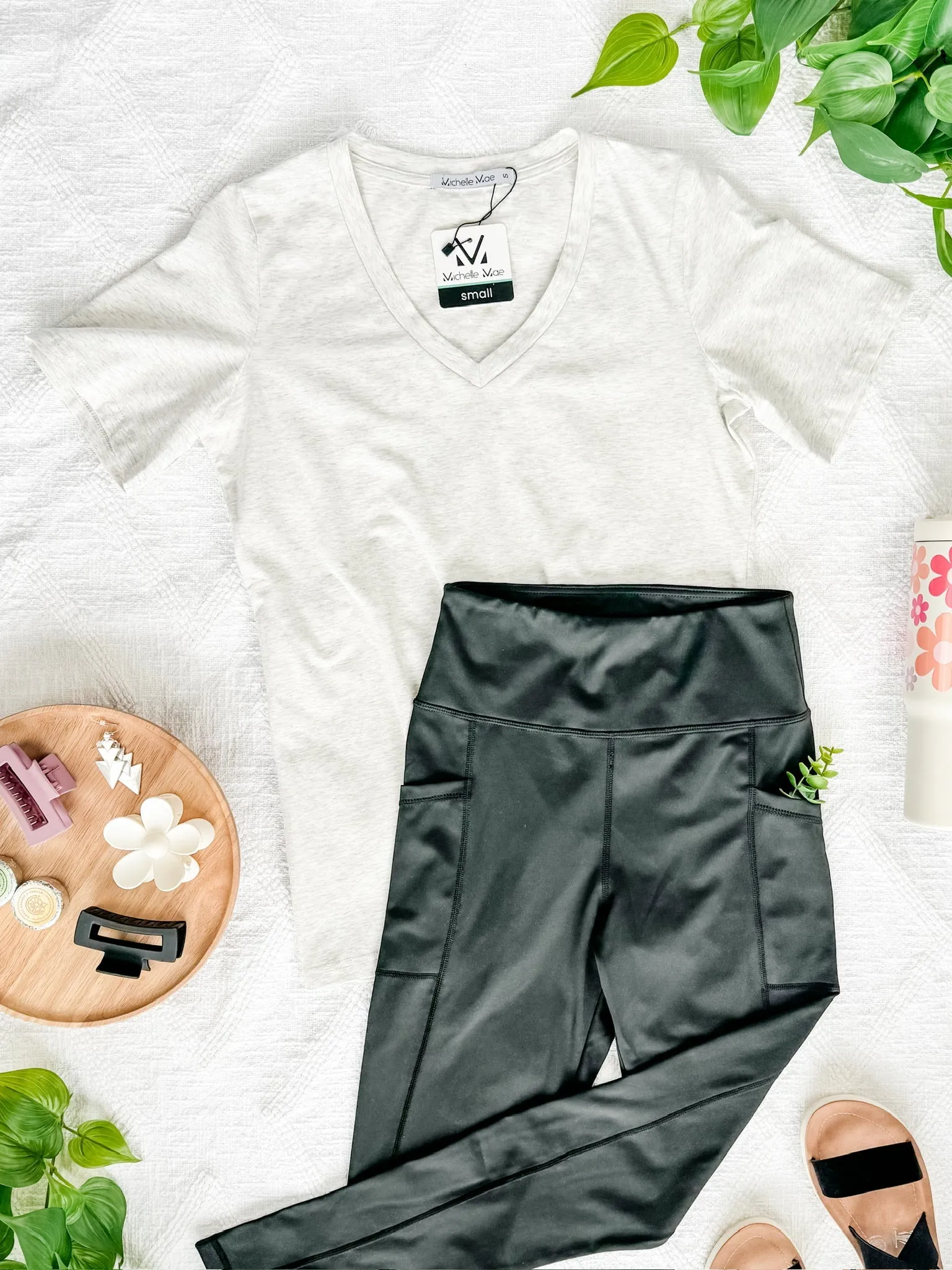 Women's Athleisure Leggings - Black by Michelle Mae
