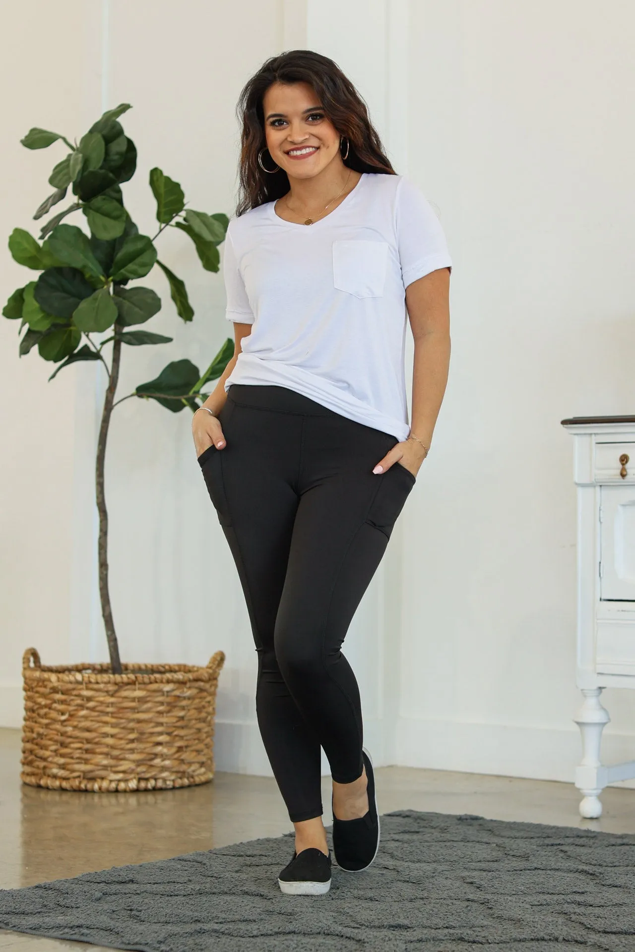 Women's Athleisure Leggings - Black by Michelle Mae