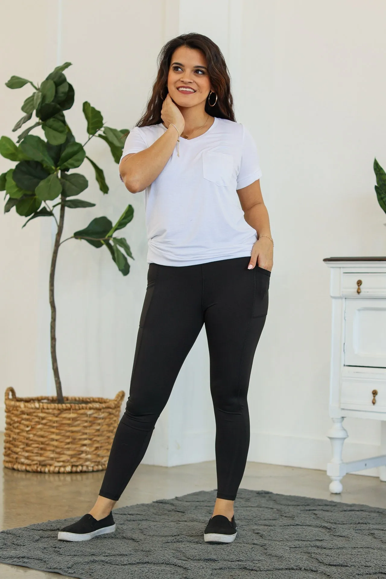 Women's Athleisure Leggings - Black by Michelle Mae