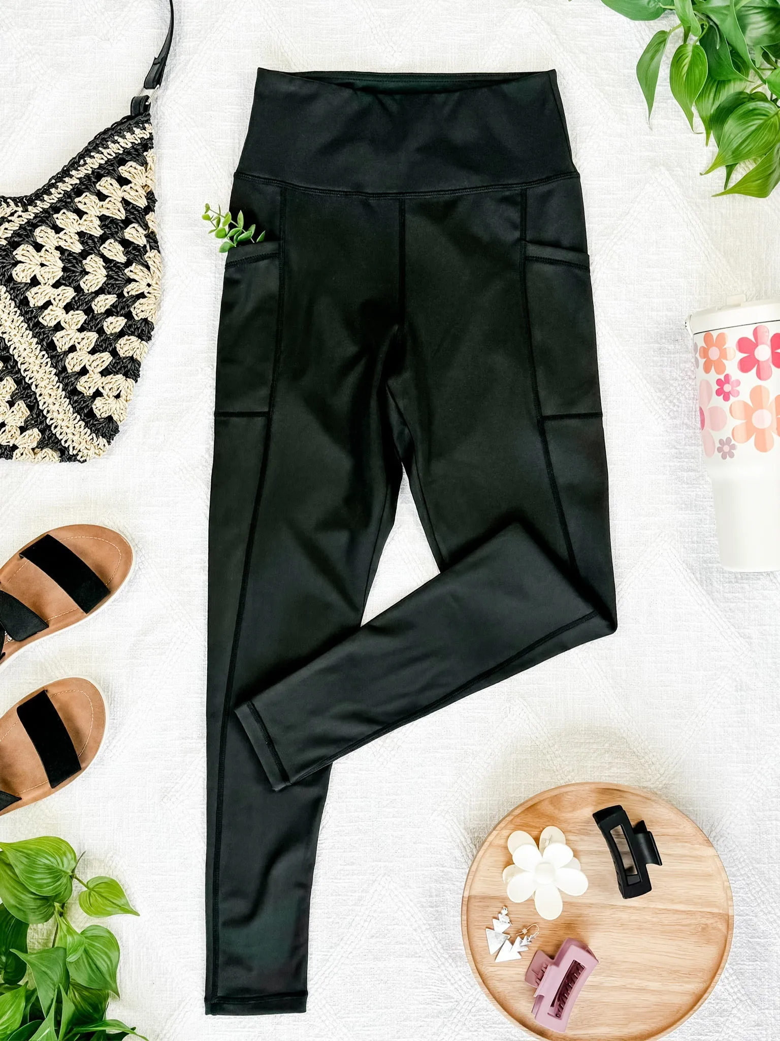 Women's Athleisure Leggings - Black by Michelle Mae