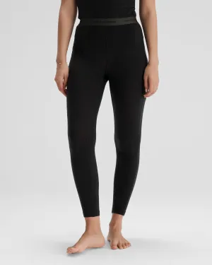 Women's K-Merino 125 Baselayer Leggings - Black Stingray