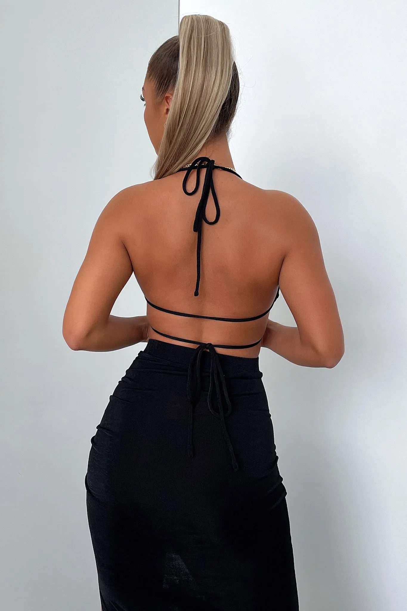Zona Crop - Black